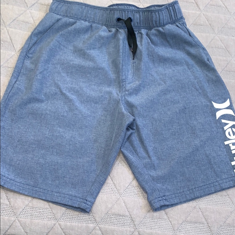 Hurley Blue Shorts with Logo
